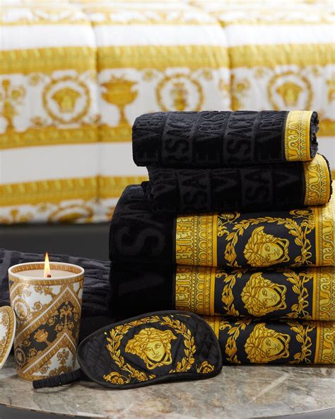 set versace towels|versace bath linen set.